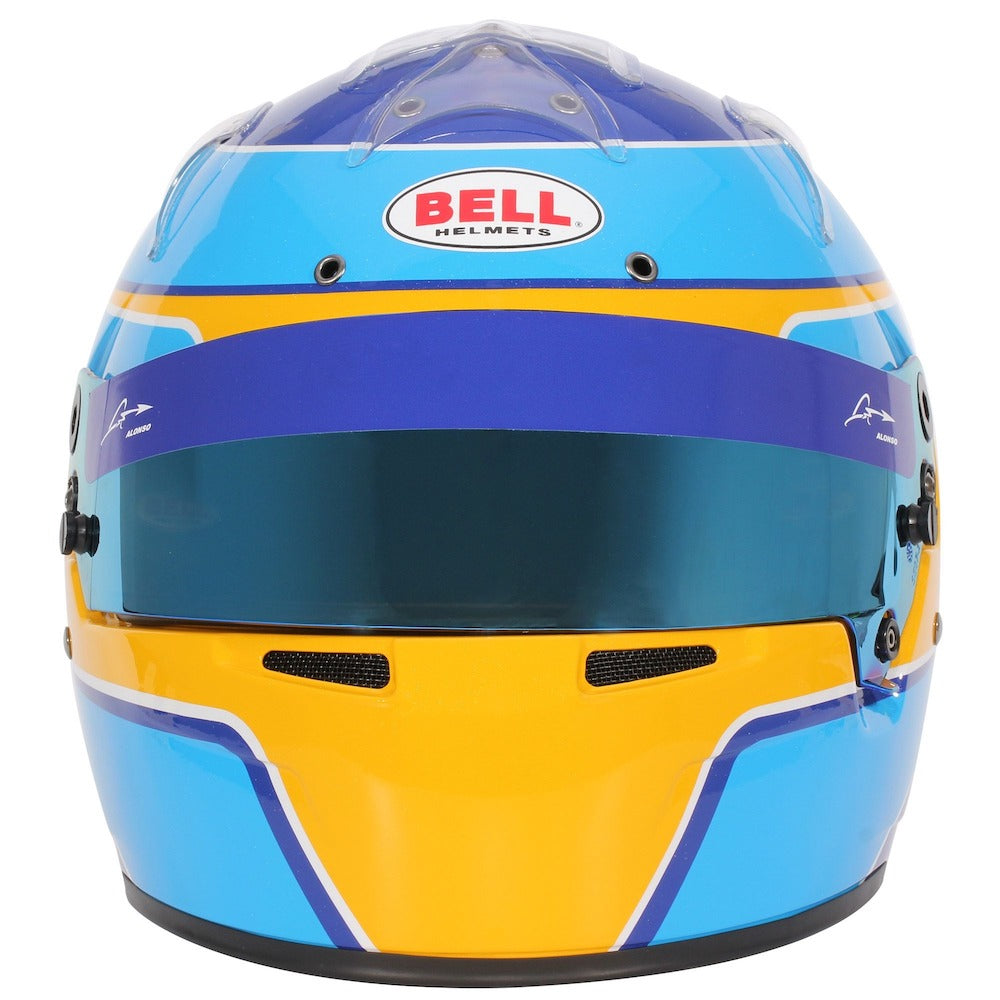 Bell KC7-CMR Alonso Kart Racing helmet front Image