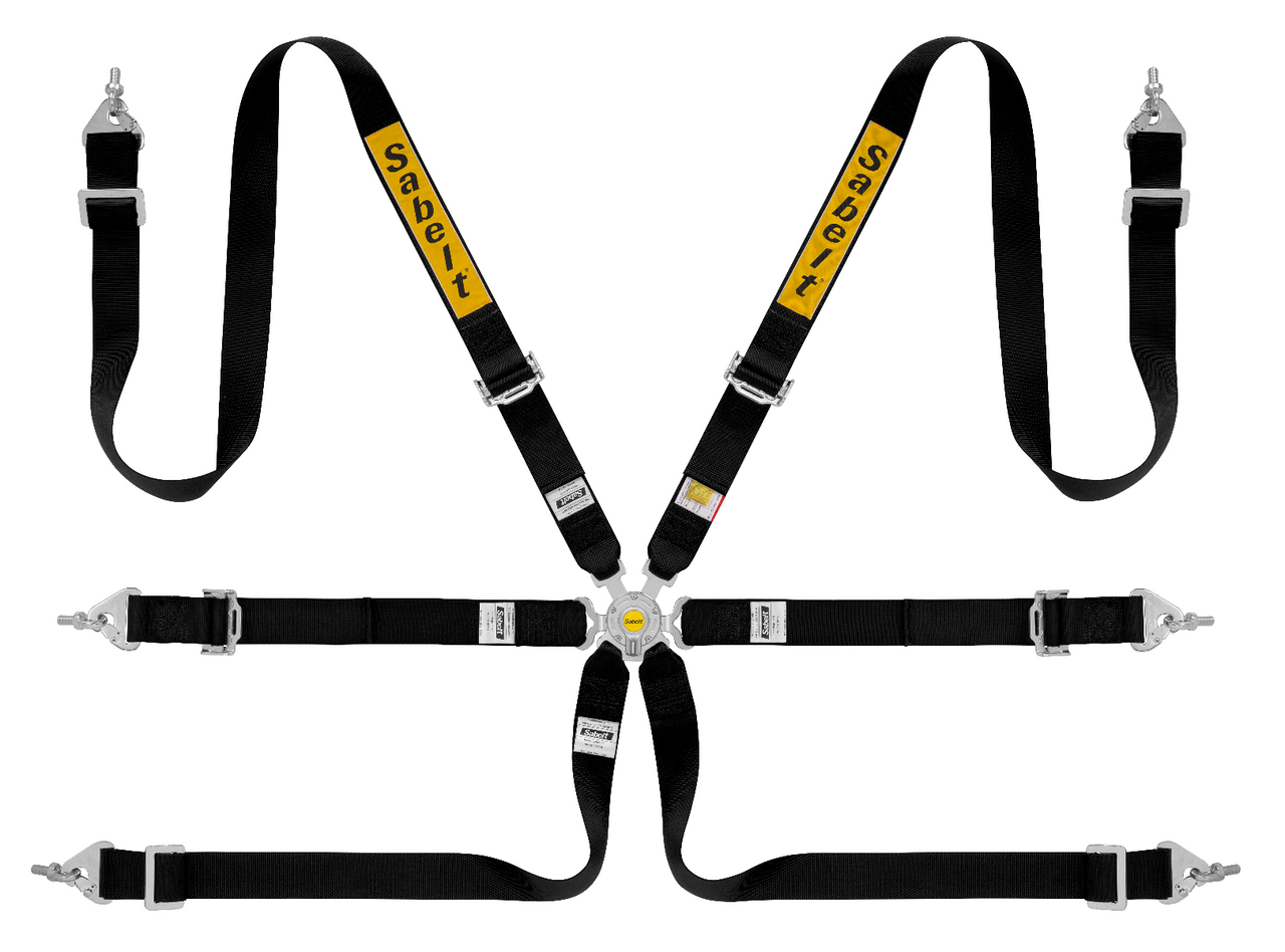 Sabelt Steel Series 2 Inch Rally Harness black