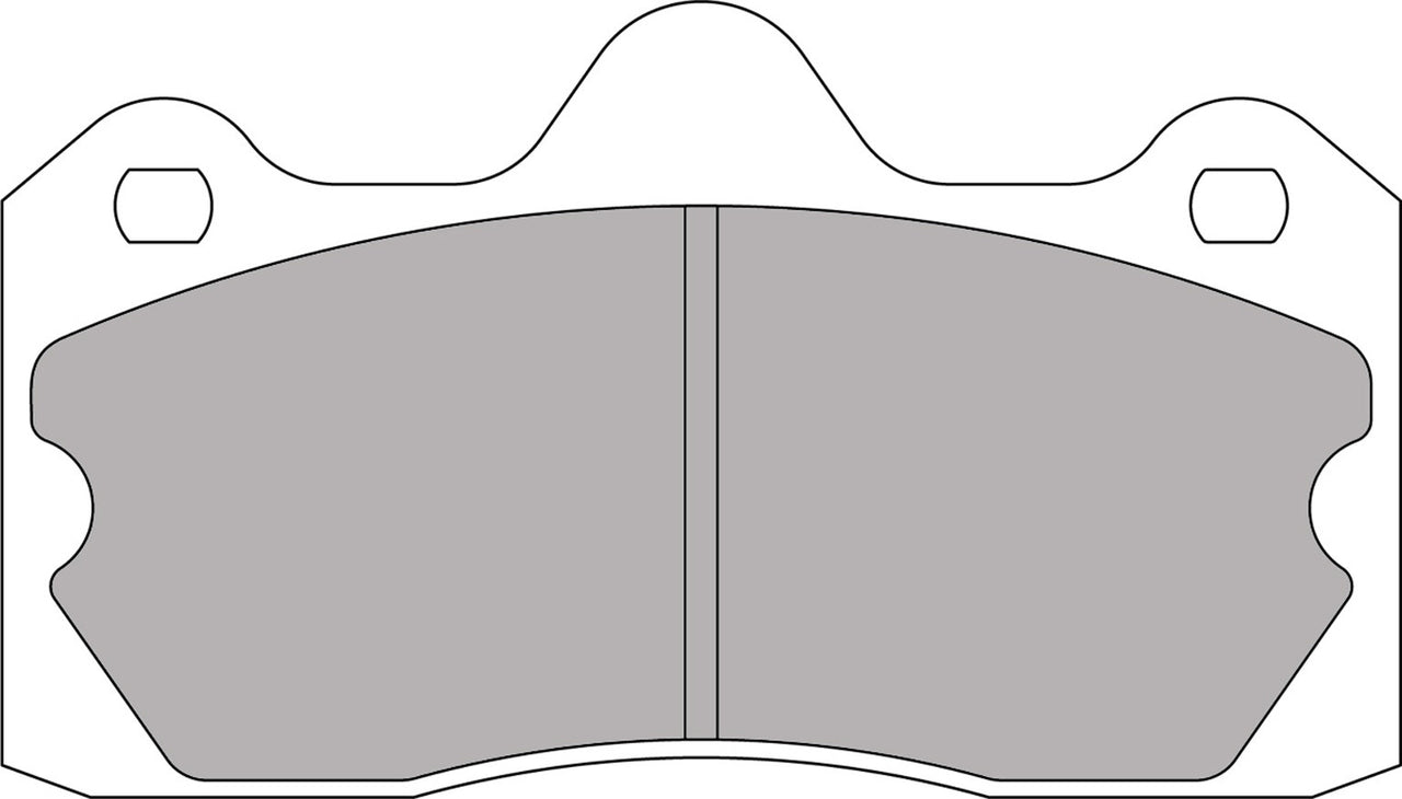 Image of Ferodo FRP3115H DS2500 AP Racing CP6628 Caliper Brake Pads