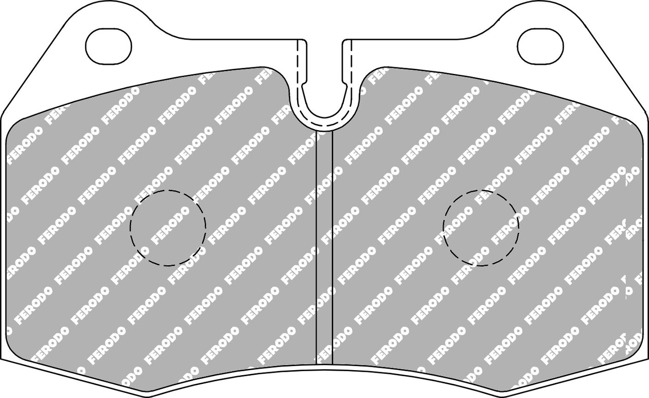 Image of Ferodo FCP1561W DS1.11 Nissan 350Z with Brembo Front Brake Pads
