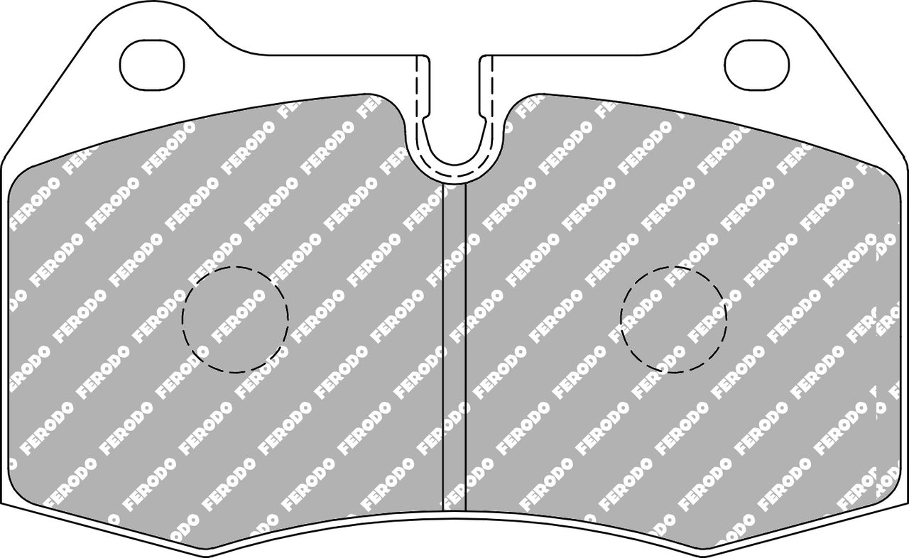 Image of Ferodo FCP1561W DS1.11 Nissan 350Z with Brembo Front Brake Pads