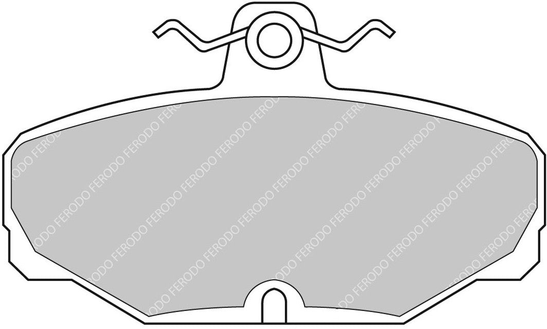 Image of Ferodo FCP408H DS2500 Lotus Super 7 Rear Brake Pads