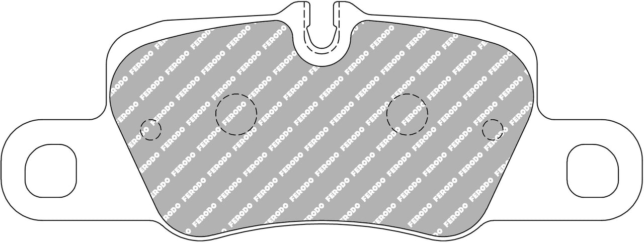 Image of Ferodo FCP4713W DS1.11 Porsche 991 S & 991 GTS Rear Brake Pads