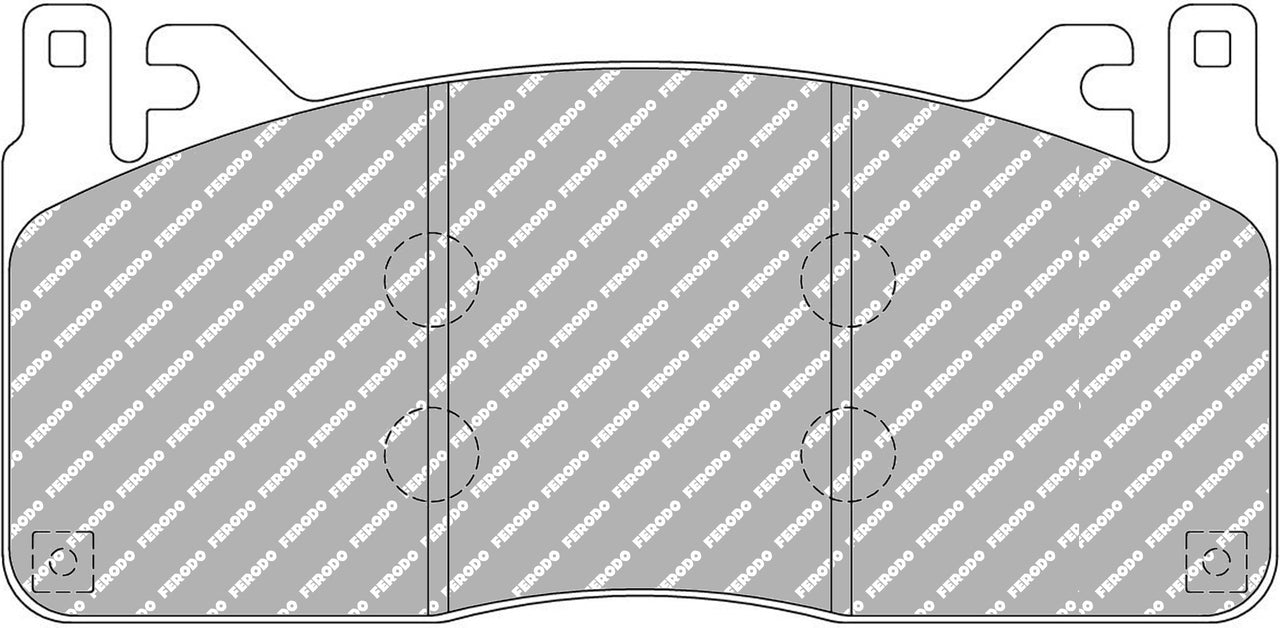 Image of Ferodo FCP4835Z DSUNO Ford Shelby GT350 & GT350R Front Brake Pad Set