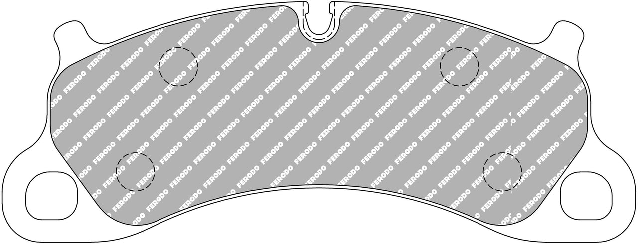 Image of Ferodo FCP4955H DS2500 Porsche 991.1 C2S, C4S & GTS Front Brake Pads
