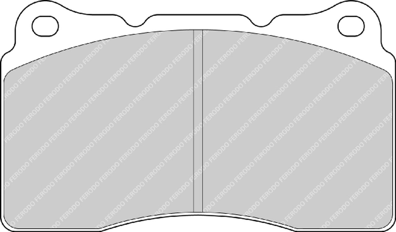 Image of Ferodo FRP3067H DS2500 GM, Mustang, and Viper Brembo Brake Pads