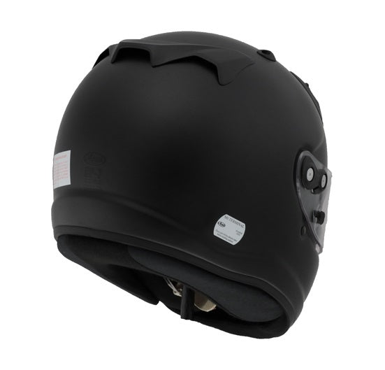 Detailed Arai GP-7 Helmet SA2020 MATTE BLACK Rear Image