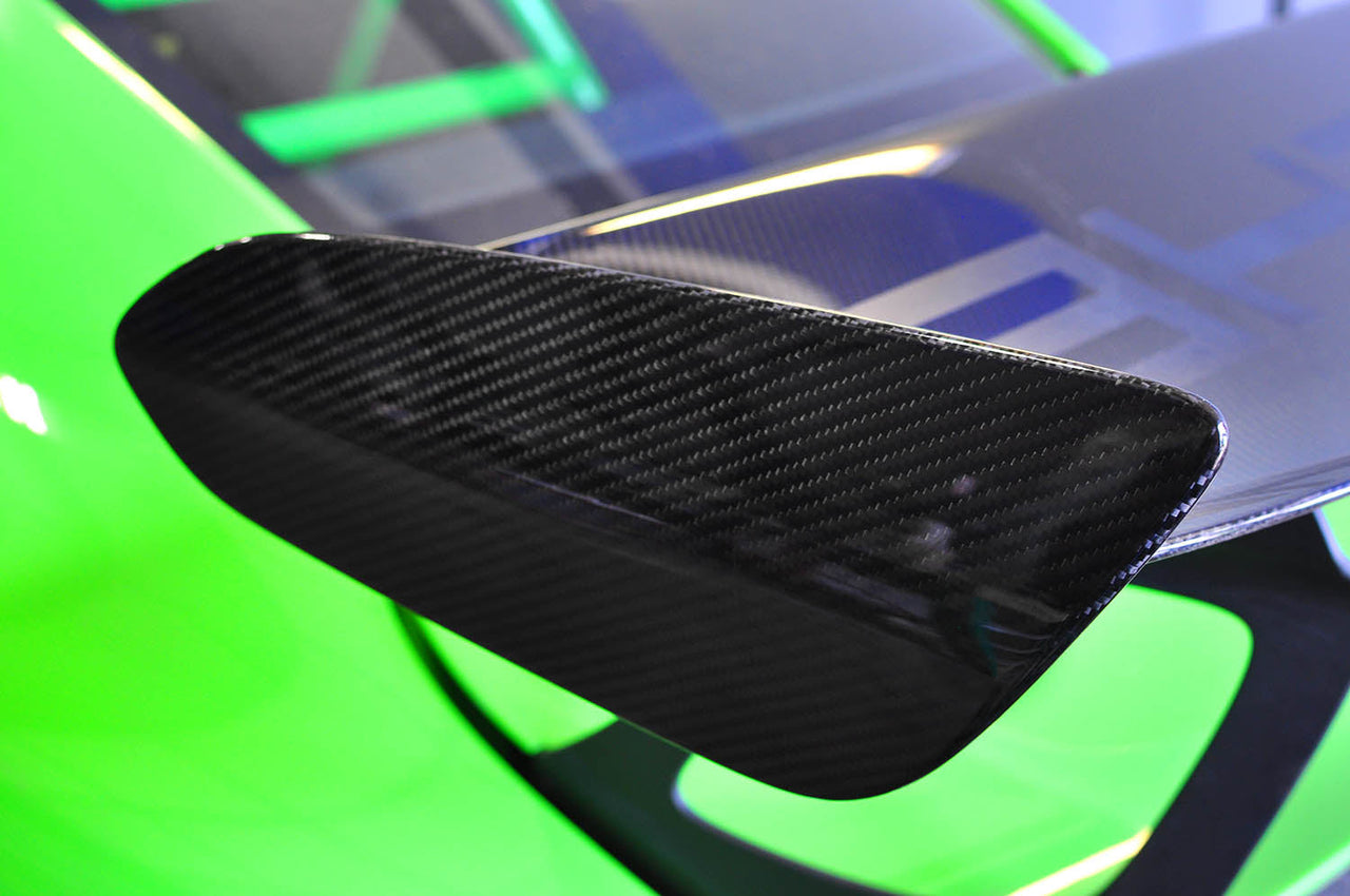 C3 Carbon Porsche GT3 RS Carbon Fiber Rear Wing End Plates