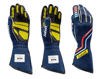 Thumbnail for Sabelt Hero TG-10 Superlight Nomex Gloves Blue / Red Image