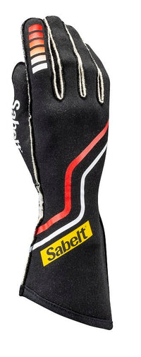 Thumbnail for Sabelt Hero TG-10 Superlight Nomex Gloves Black / White Image