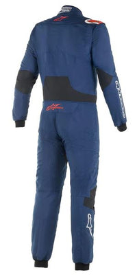 Thumbnail for ALPINESTARS HYPERTECH RACE SUIT BLUE RED BACKIMAGE