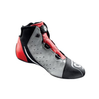 Thumbnail for OMP One Evo X R Nomex Race Shoe in black red and silver