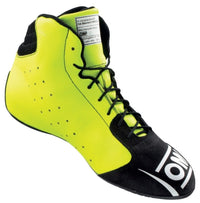 Thumbnail for OMP Tecnica Racing Shoes Yellow / Black Inside view Image