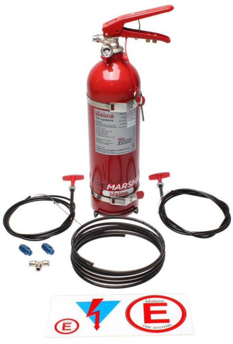 Lifeline Zero 2000 2.25 Liter Steel Manual System lowest price fire suppression system