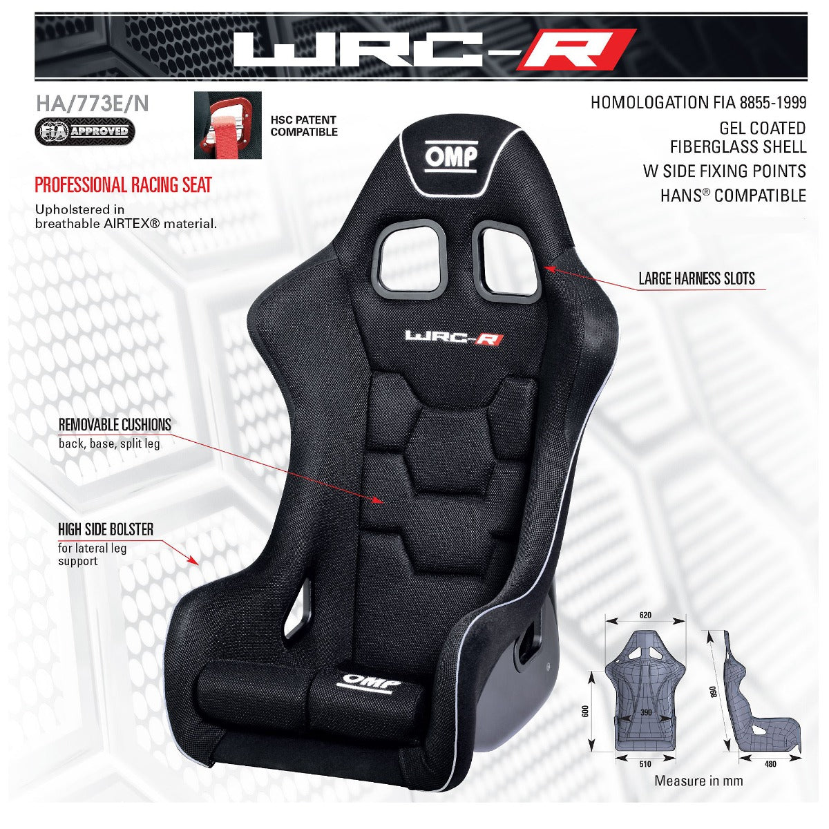 OMP WRC-R Racing Seat Best Deal with the lowest price when on sale with a discount Summary