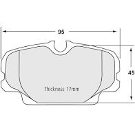 Thumbnail for Performance Friction PFC Brake Pads 0278.XX.17.44