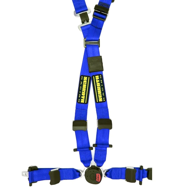 Schroth Quick-Fit Pro 4 Point Harness blue
