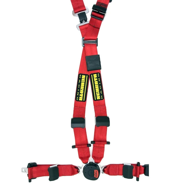 Schroth Quick-Fit Pro 4 Point Harness red