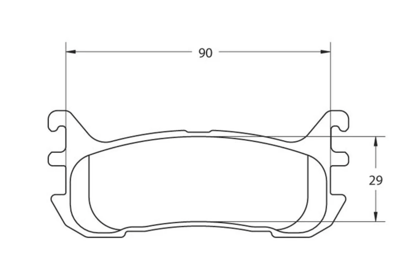 PFC Brake Pads 0636.XX.13.44 REAR