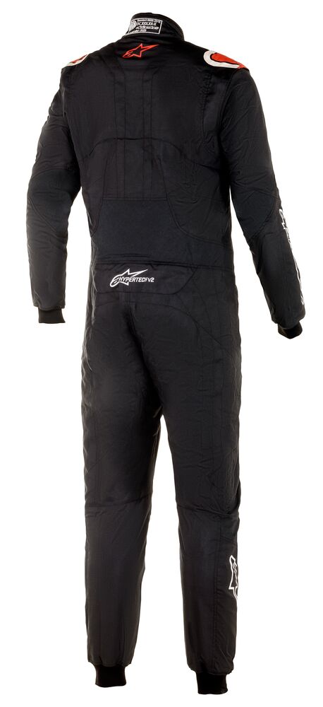 ALPINESTARS HYPERTECH RACE SUIT BLACK RED IAMGE