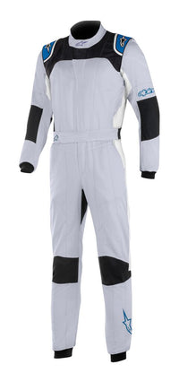 Thumbnail for ALPINESTARS GP TECH V3 GPTECH RACE SUIT SILVER / BLUE FRONT IMAGE