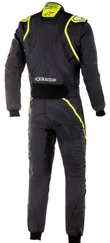 Alpinestars GP Race v2 Fire Suit Black / Yellow Back Image