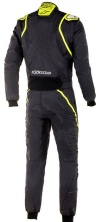 Thumbnail for Alpinestars GP Race v2 Fire Suit Black / Yellow Back Image