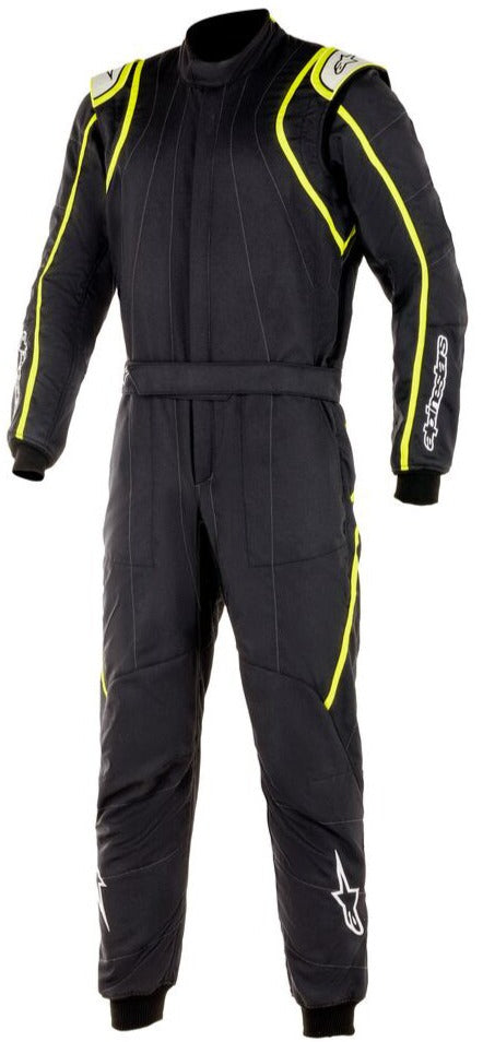 Alpinestars GP Race v2 Fire Suit Black / yellow Front Image