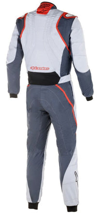 Thumbnail for Alpinestars GP Race v2 Fire Suit Grey / Red Back image