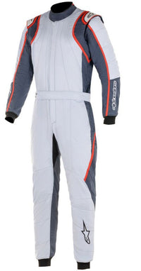 Thumbnail for Alpinestars GP Race v2 Fire Suit Grey / Red Front Image