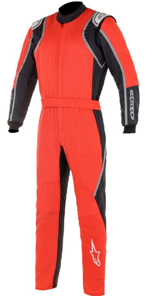 Alpinestars GP Race v2 Boot Cuff Race Suit Red / black Front Image