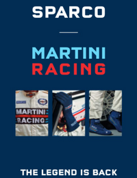 Thumbnail for SPARCO MARTINI REPLICA RACING SUIT SUMMARY