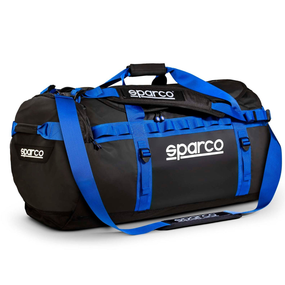 Sparco Dakar 110L black blue duffle bag exterior image
