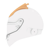 Thumbnail for Schuberth SP1 SF4 Clear Top Air illustrated helmet placement image