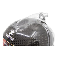Thumbnail for Schuberth Composite Side and Top Air installed on carbon fiber racing helmet rear view image