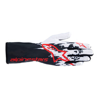 Thumbnail for 3551724_123_Alpinestars-Tech_1-k_V3-Kart_Racing_Glove_White/Black_Image