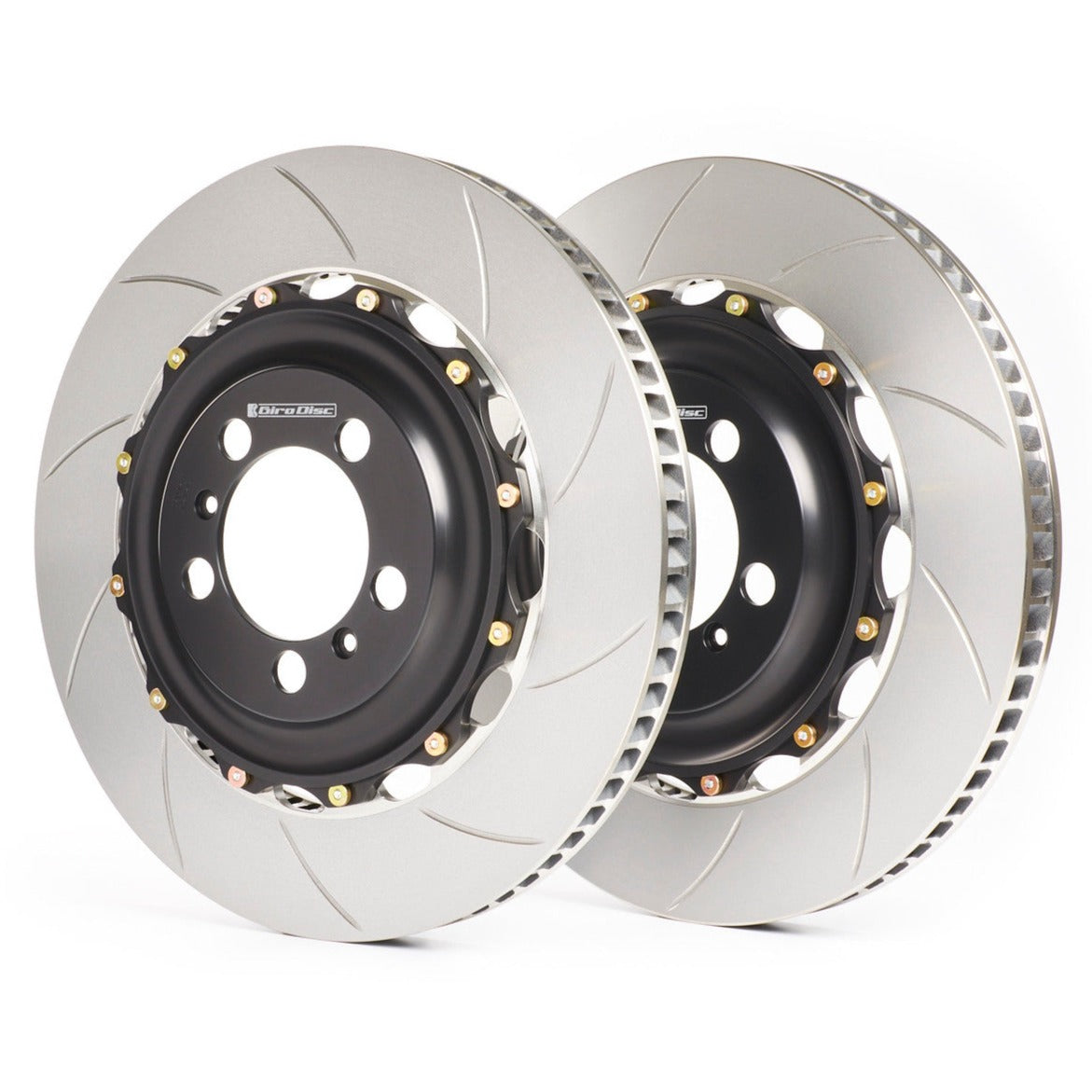 Girodisc A1-319 front rotors for Corvette C8 Z06 with OEM steel rotors from