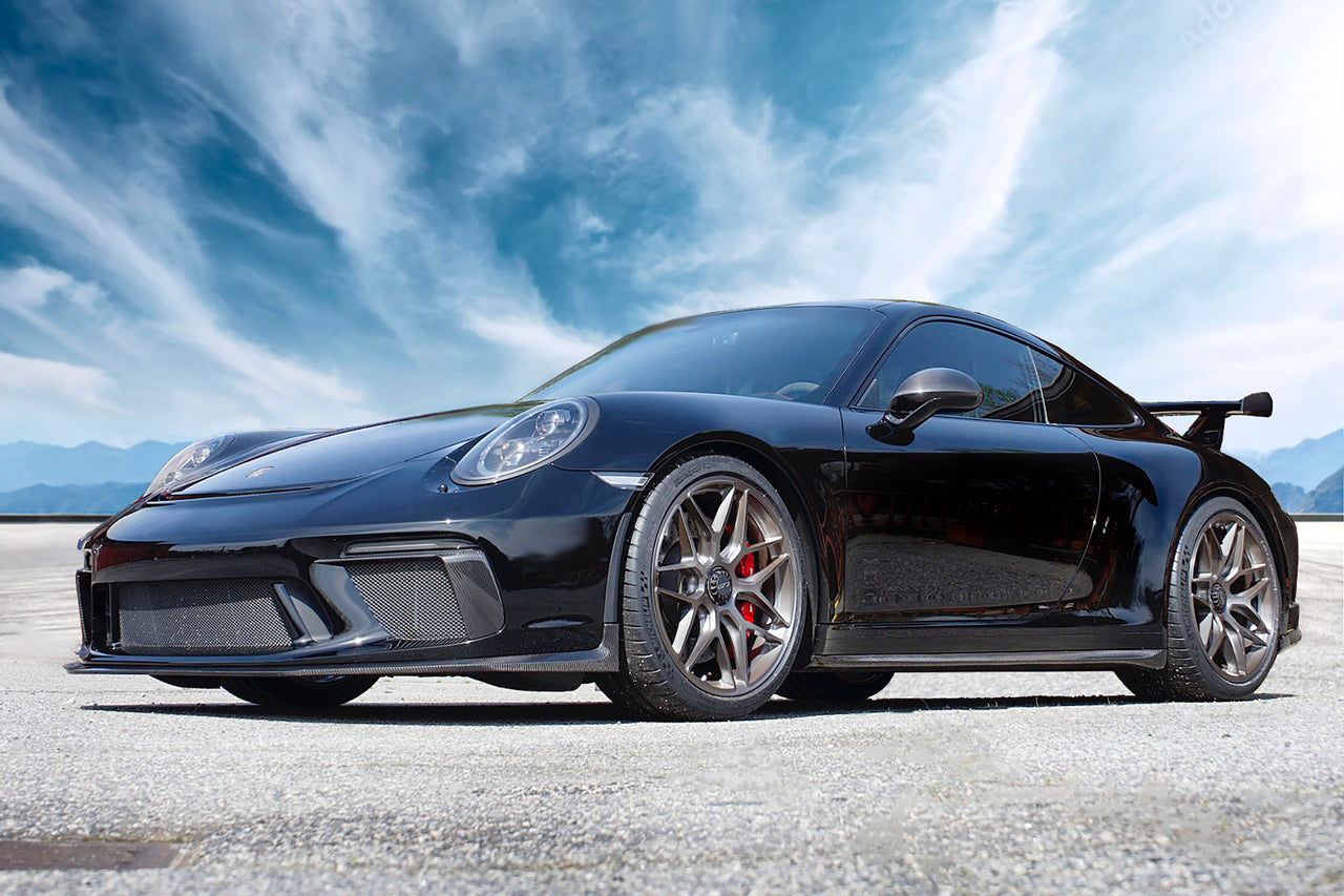 Forgeline Motorsports Series Track Package featuring NW105 for Porsche 991 GT3 best wheels for track days