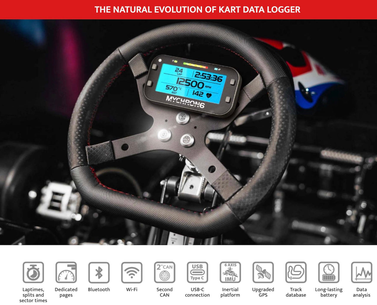 AiM-Mychron-6-Data-Logger-Kart-Racing-Dash-Summary-Image