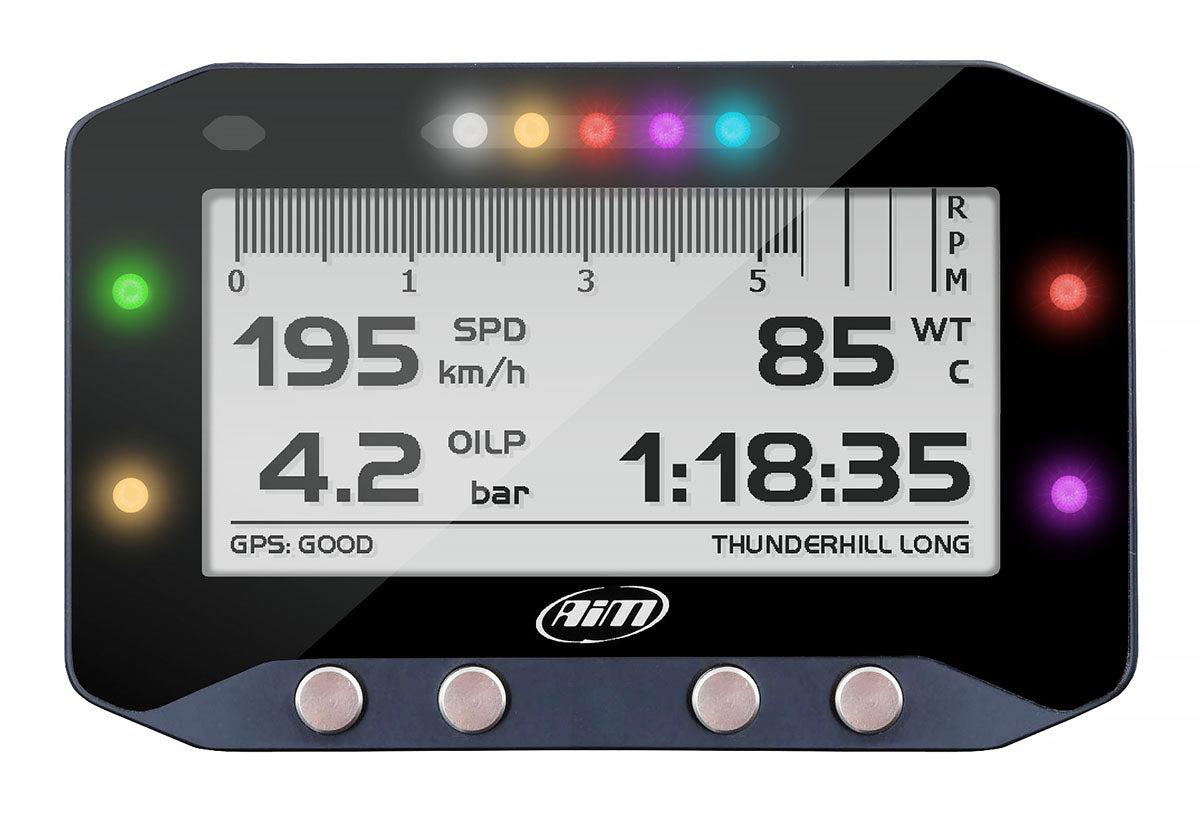 AiM GS-Dash and EVO 4S Data Logger Dash Display w/GPS