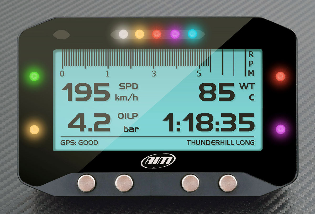 AiM GS-Dash and EVO 4S Data Logger Dash Display w/GPS