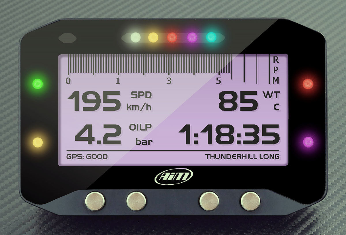 AiM GS-Dash and EVO 4S Data Logger Dash Display w/GPS