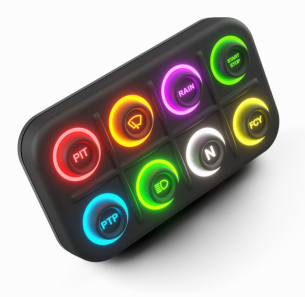 AiM K8 PDM CAN-Configurable Keypad (8-Button)