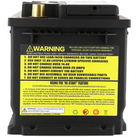 Thumbnail for Antigravity H7 RE-START battery side warning label and charging instructions-image