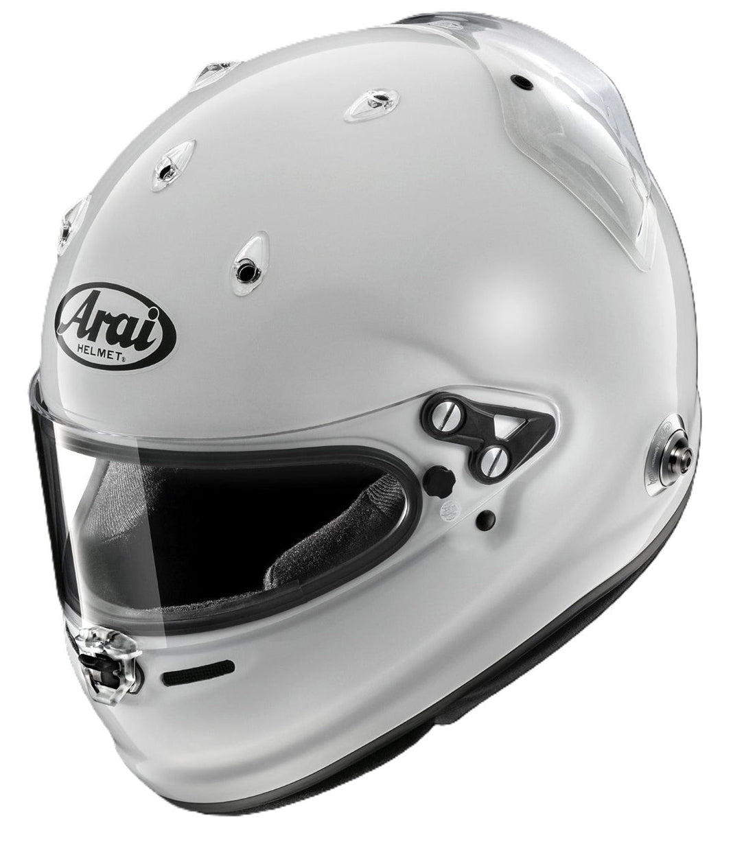 arai-gpv-r Snell SA2025 fia 8859-2024 racing helmet white image