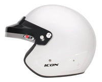 Thumbnail for Icon B2 motorsport open-face helmet offering wide visibility and compatibility with racing intercoms
