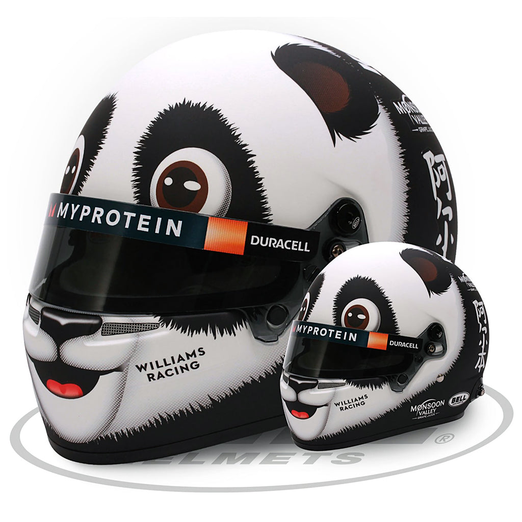 Bell HP77 Alex Albon China 1:2 Scale F1 Mini Helmet | Williams China GP