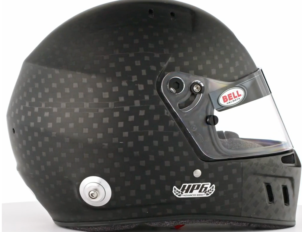 bell helmet 8046168 GT6 Carbon Race - Snell SA2020 / FIA8859 Aerodynamic Front Duckbill Bell HP6 8860-2018 Carbon Fiber