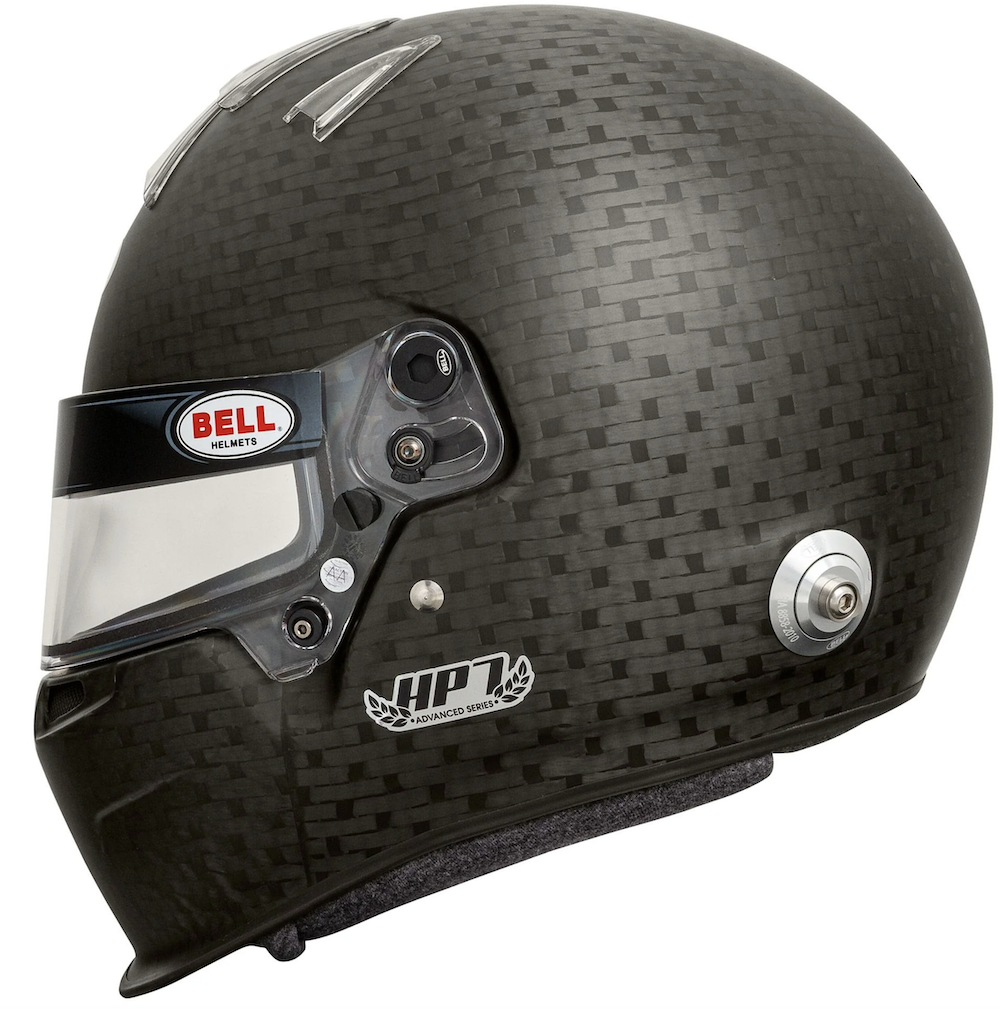 Bell HP7 Carbon Fiber 8860-2018 helmet Left side view Image