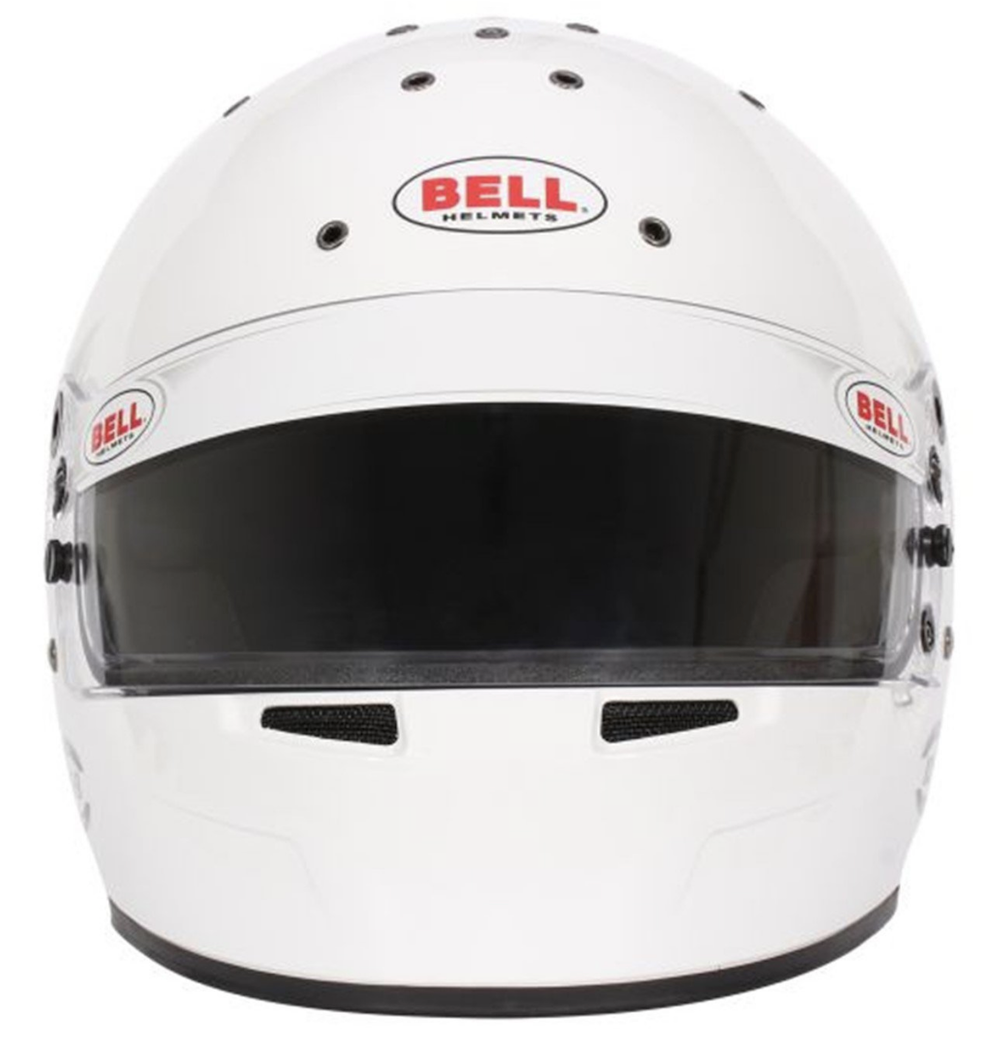 Detailed view of the Bell KC7-EV CMS Karting Helmet Front Image